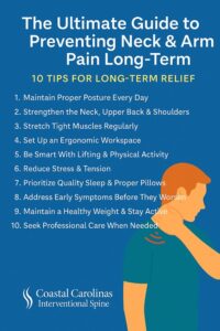 Prevent neck and arm pain
