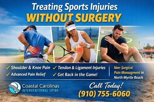 treating sports injuries in North Myrtle Beach SC