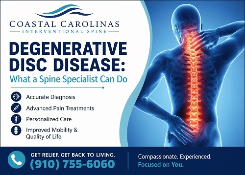 degenerative disc disease in North Myrtle Beach SC | Coastal Carolinas Interventional Spine degenerative disc disease in North Myrtle Beach SC