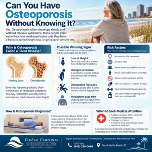 Osteoporosis in North Myrtle Beach SC | Coastal Carolinas Interventional Spine Osteoporosis in North Myrtle Beach SC